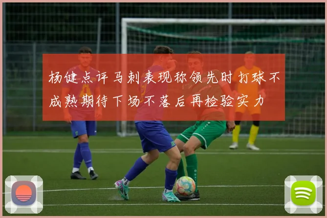 杨健点评马刺表现称领先时打球不成熟期待下场不落后再检验实力